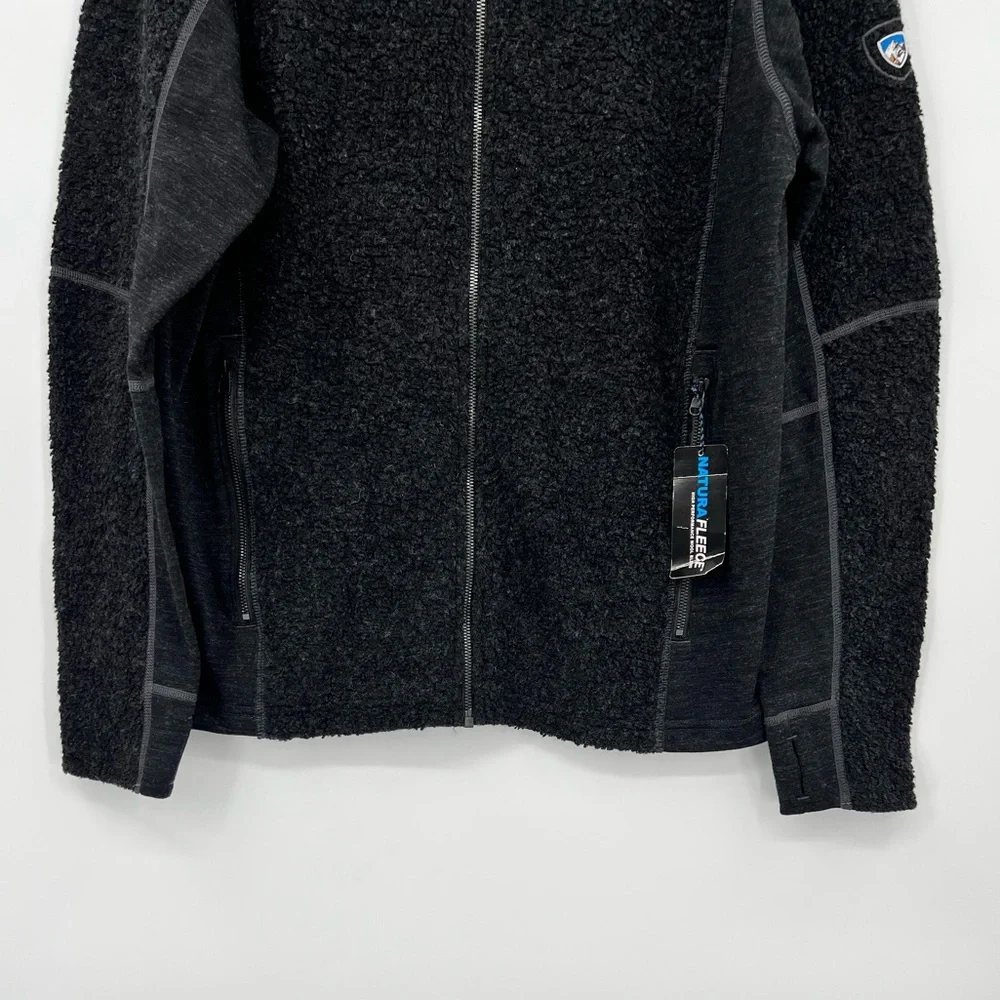 🆕 NWT KÜHL Naturafleece FZ Fleece Jacket Wool Blend Zip Closure Pockets Sz Large - Picture 8 of 14